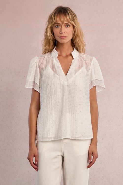Rhinestone blouse