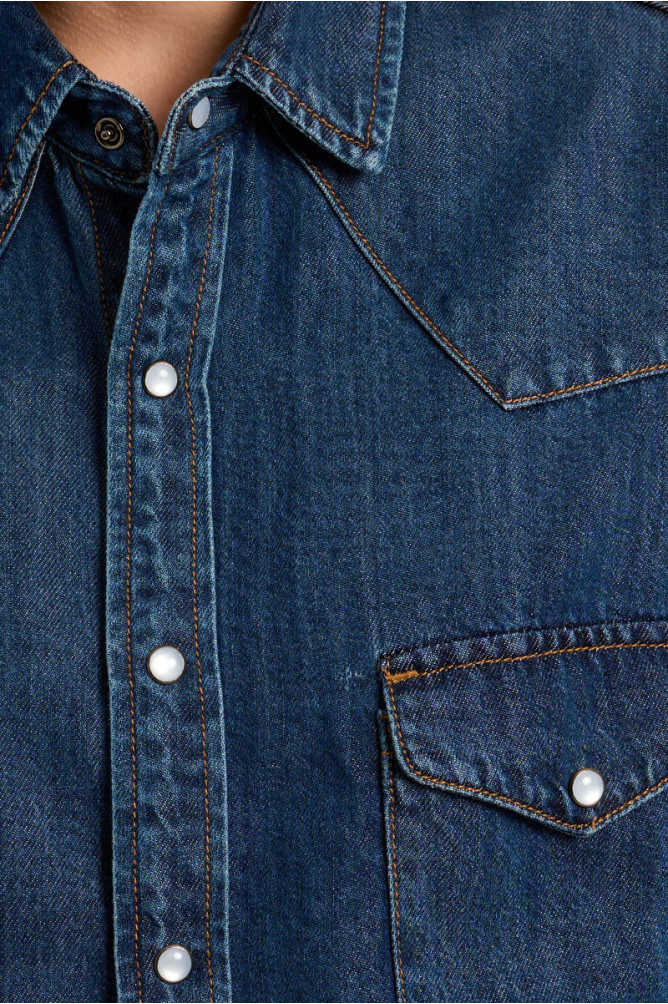 Veston en denim, oversize