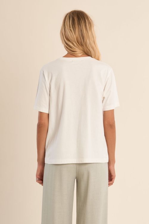 T-shirt en coton avec poche sur le cœur