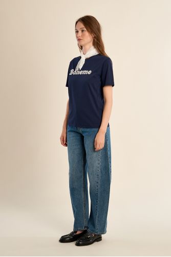 T-shirt ""Bohème"" avec bandana 