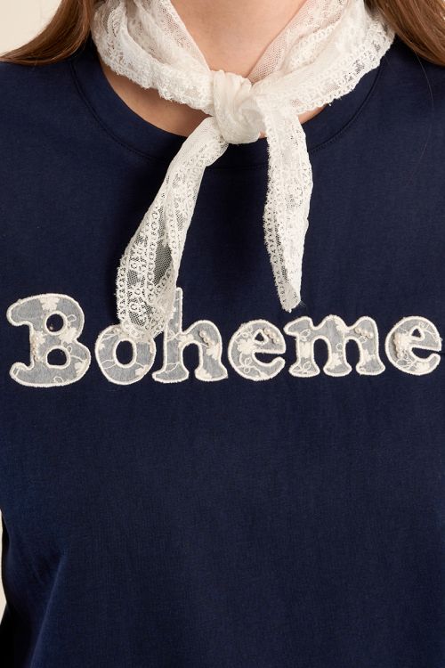 "Bohemian"" T-shirt with bandana