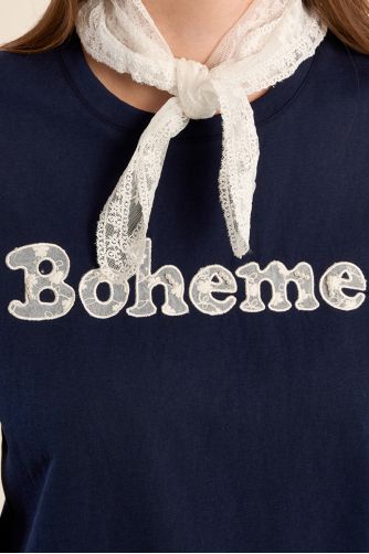 T-shirt ""Bohème"" avec bandana 