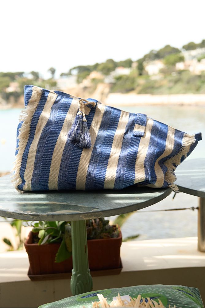 Large sac cabas, en coton