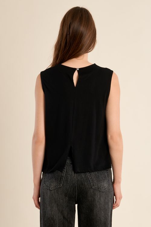 "Openwork T-shirt ""Liberté"""