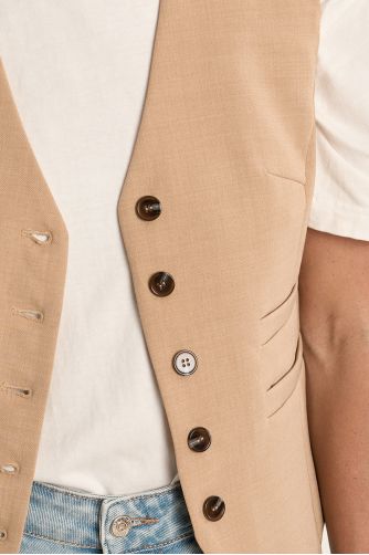 Veston court, cintré