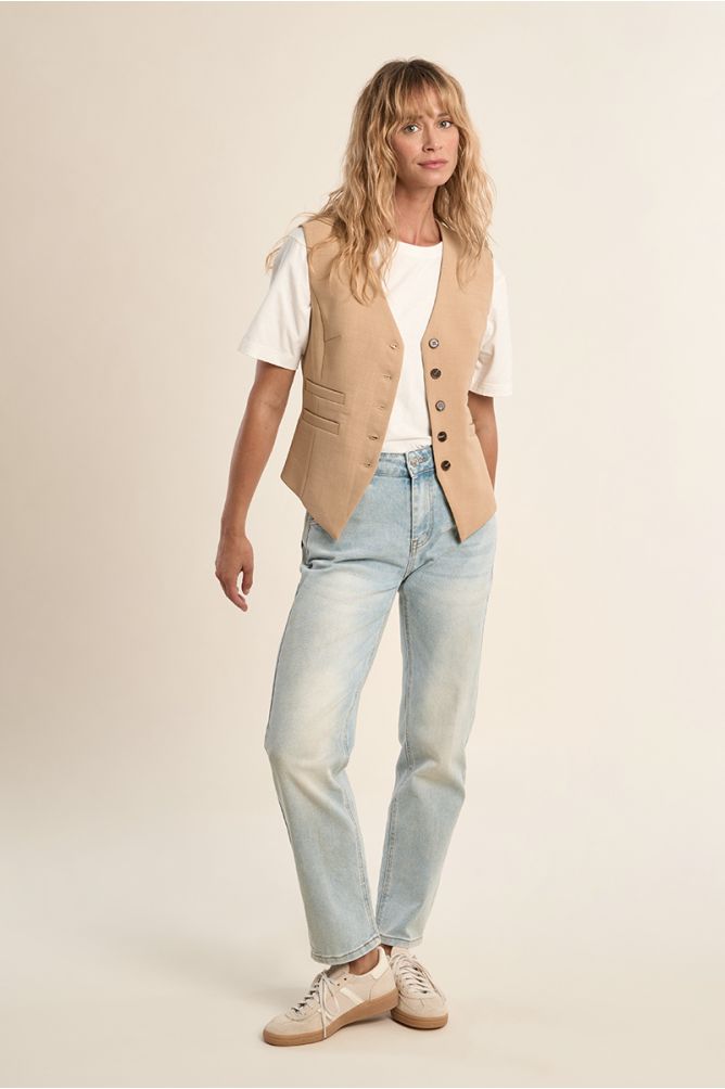 Veston court, cintré