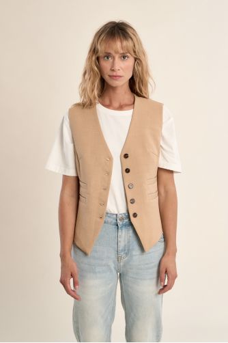 Veston court, cintré