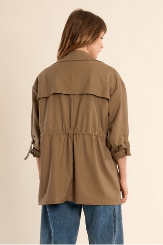Veste légère ceinturée