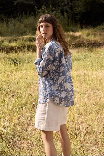 Chemise oversize en coton