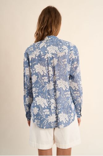 Oversized cotton shirt