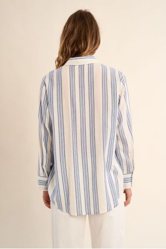 Cotton shirt, striped