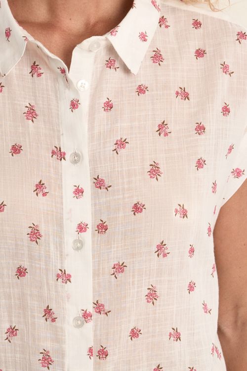 Cotton blouse, floral