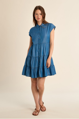Short lyocell dress