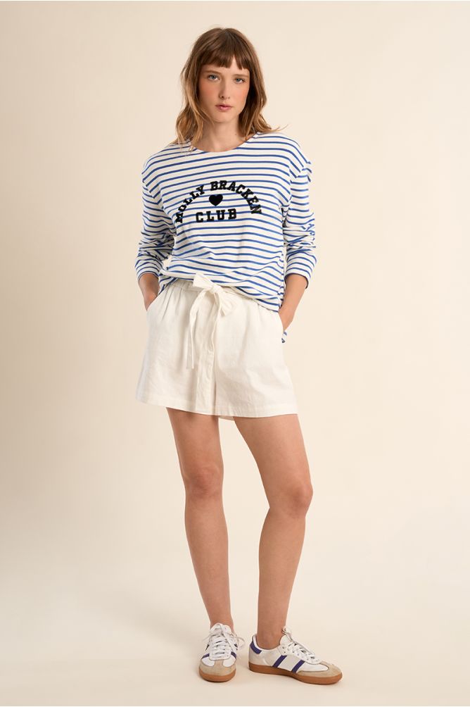Long-sleeved T-shirt, striped