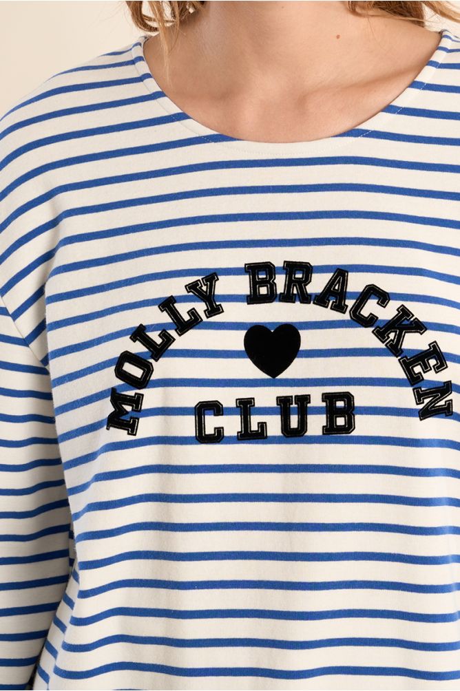 Long-sleeved T-shirt, striped