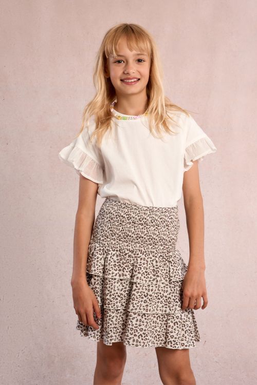 Ruffle smock skirt