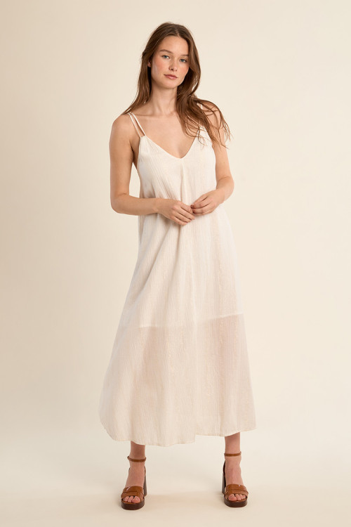 Robe longue et droite