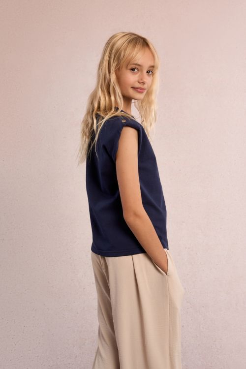 T-shirt à épaulettes