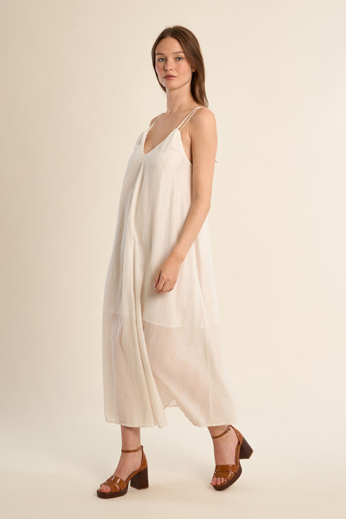 Long and straight dress