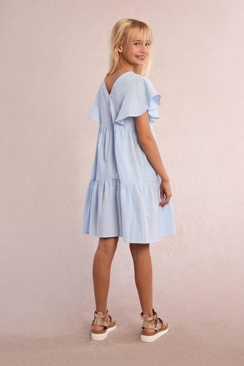 Robe babydoll rayée