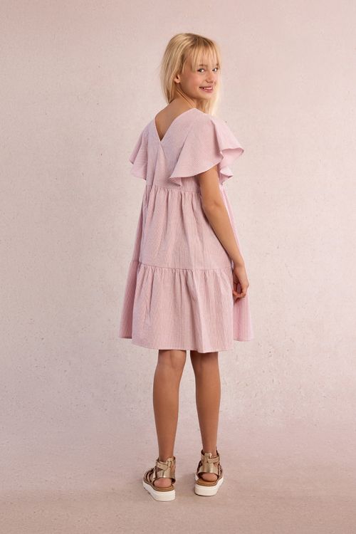 Striped babydoll dress