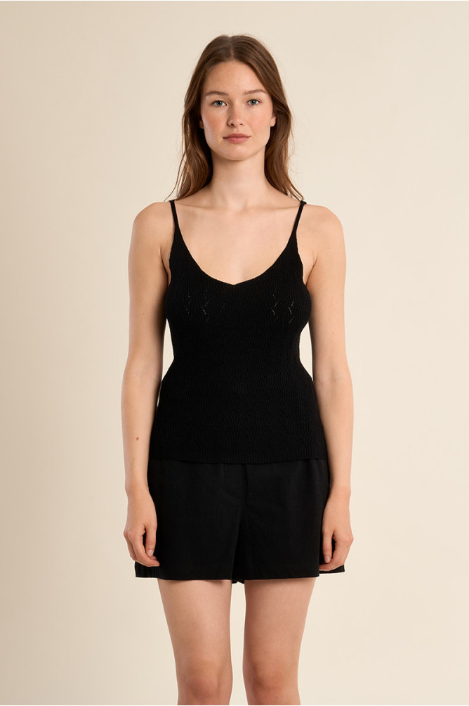 Knitted tank top