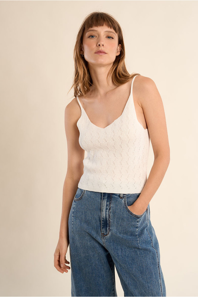 Knitted tank top
