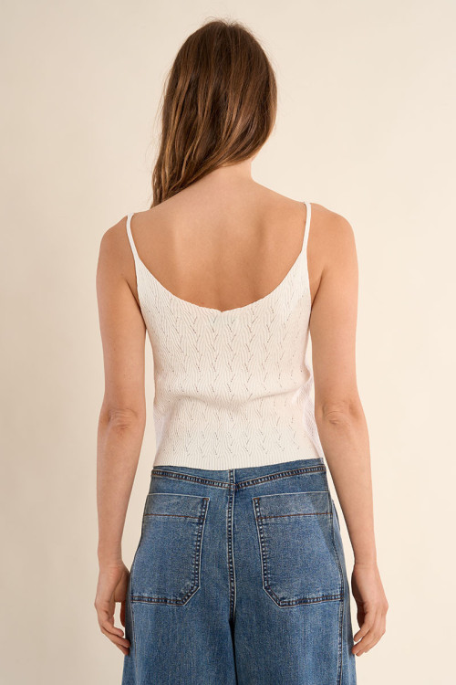 Knitted tank top