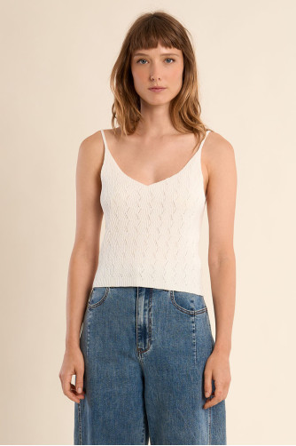 Knitted tank top