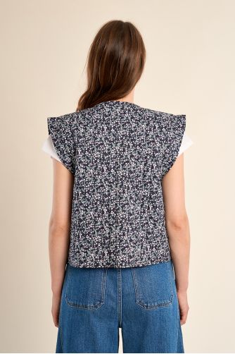 Cotton bolero, quilted