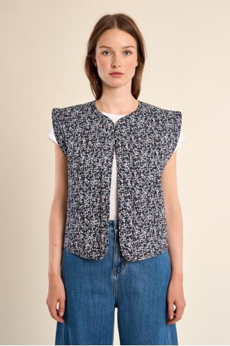 Cotton bolero, quilted
