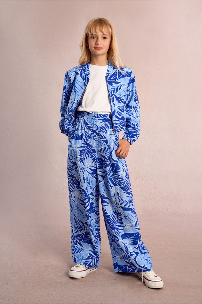 Printed bomber jacket