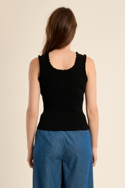 Ribbed tank top