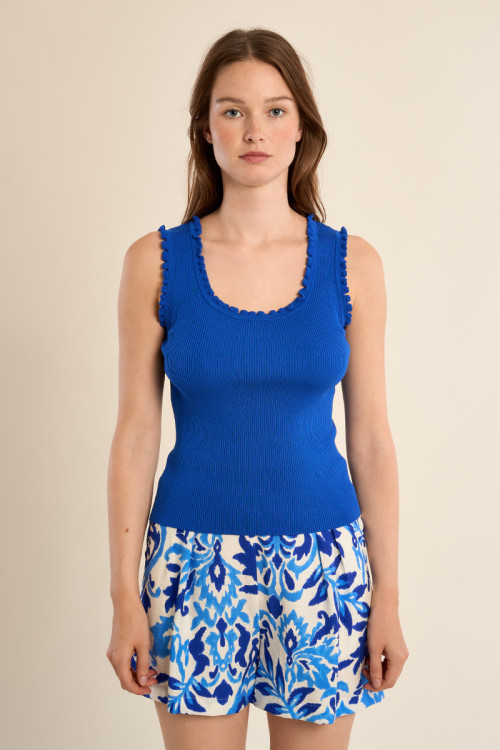 Ribbed tank top