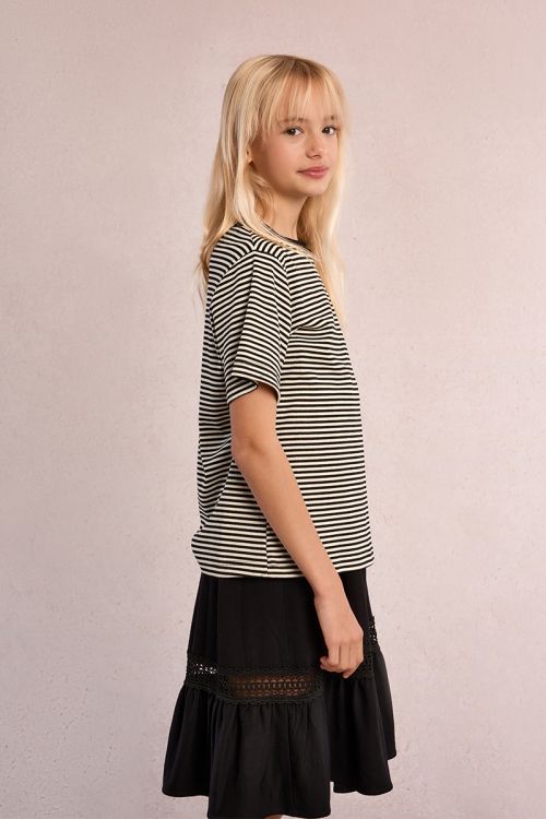 Striped T-shirt at heart