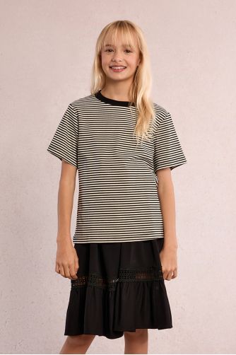 Striped T-shirt at heart
