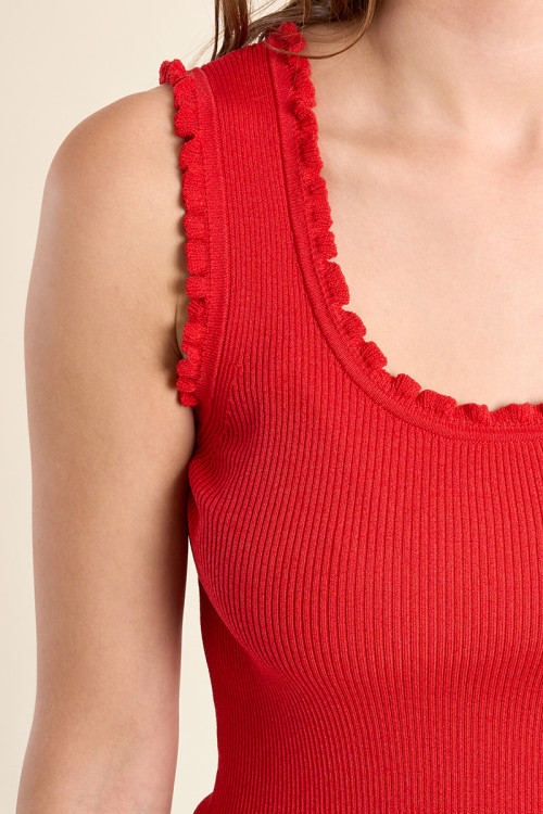 Ribbed tank top