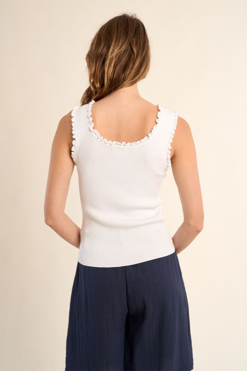 Ribbed tank top