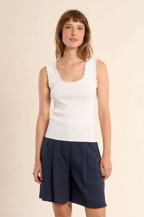 Ribbed tank top