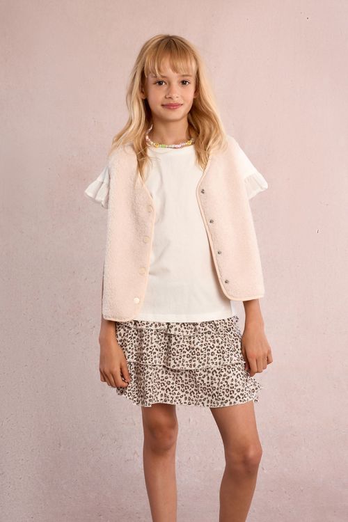 T-shirt manches à volants