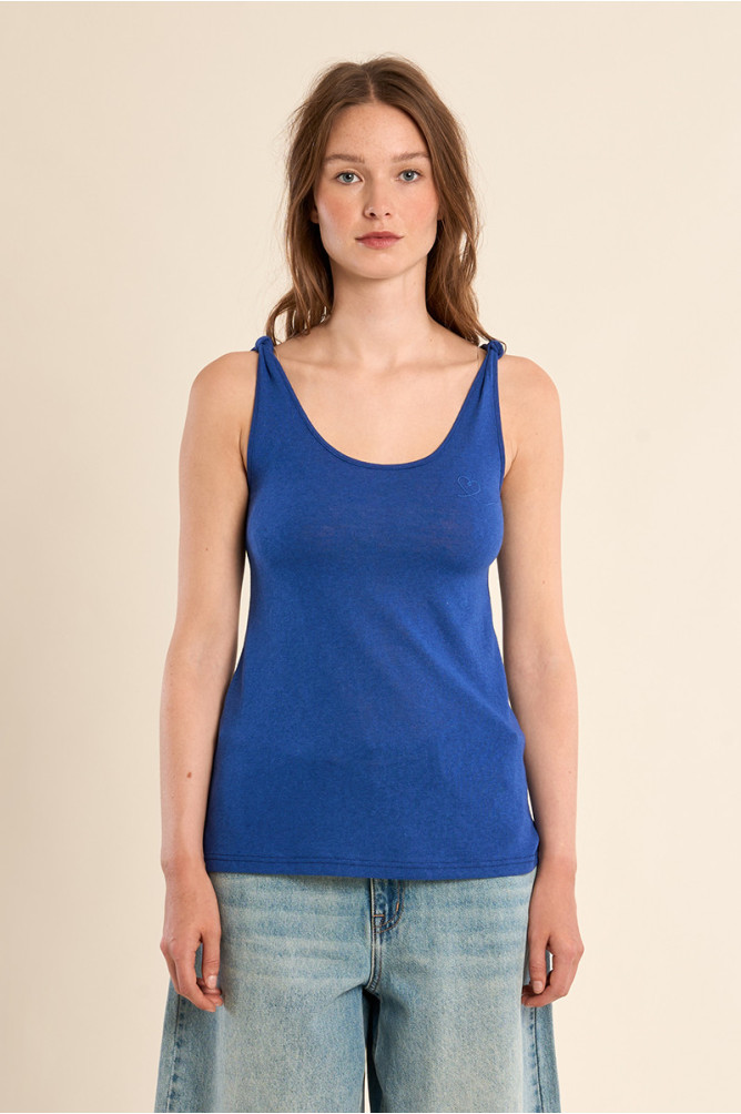 Basic terry cloth tank top