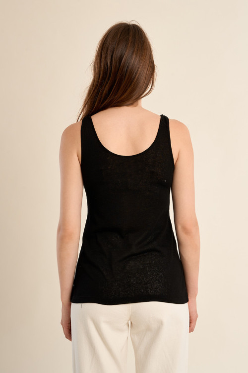 Basic terry cloth tank top