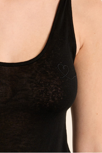 Débardeur en éponge basique