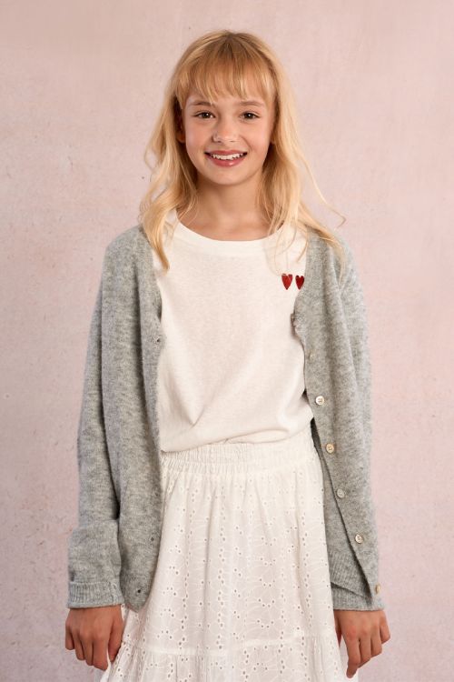 Multi-heart printed T-shirt