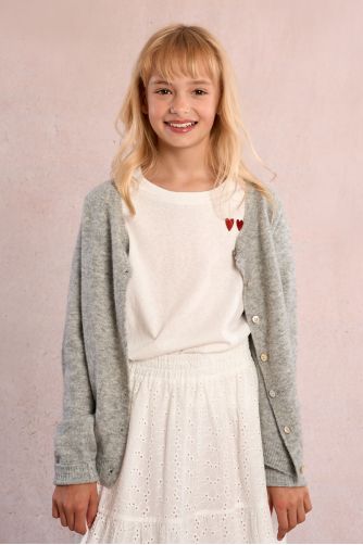 Multi-heart printed T-shirt