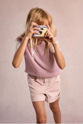 Pull en maille, sans manches