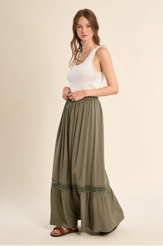 Crochet knit tank top