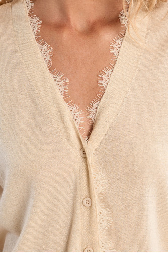 Gilet sans manches, col V