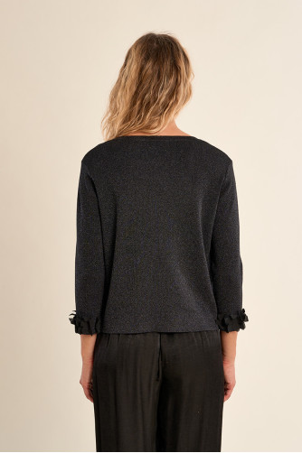 Cardigan ouvert, fantaisie