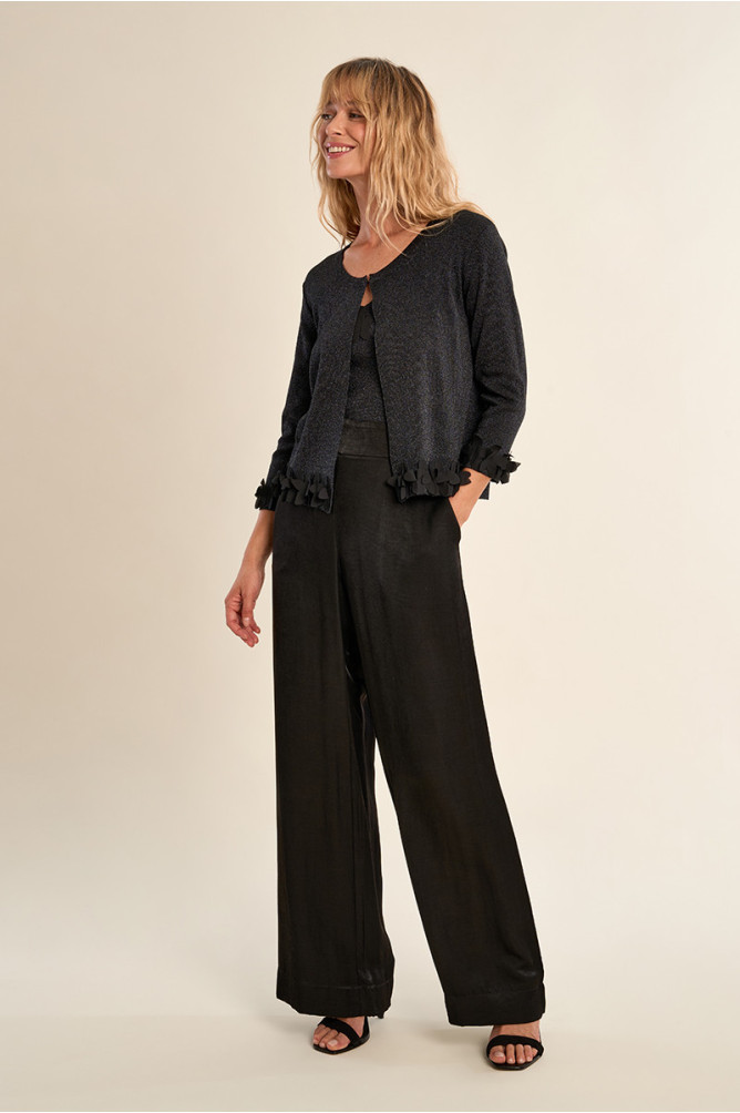 Cardigan ouvert, fantaisie